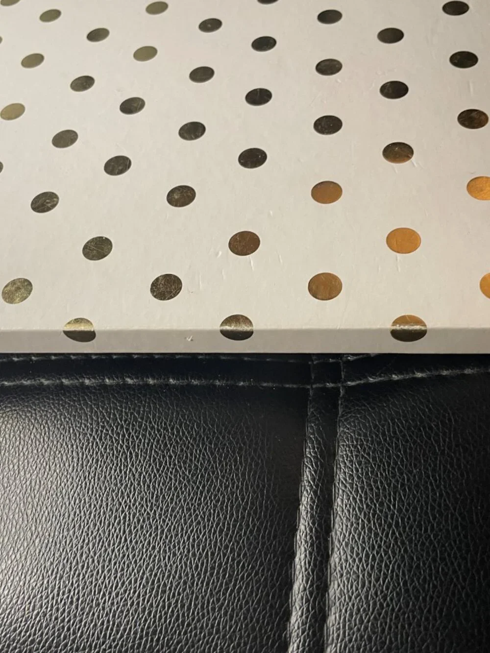 Dabney Lee Gold Dot Notepad Clipboard Porfolio